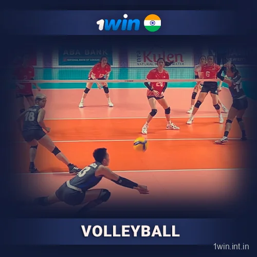 Volleyball betting at bookmaker 1Win