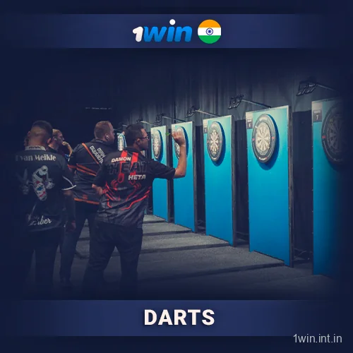 Betting on darts tournaments at 1Win bookmaker