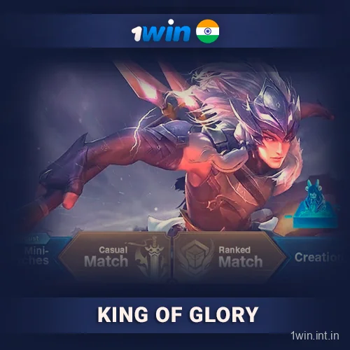 Place bets on King of Glory matches at 1Win