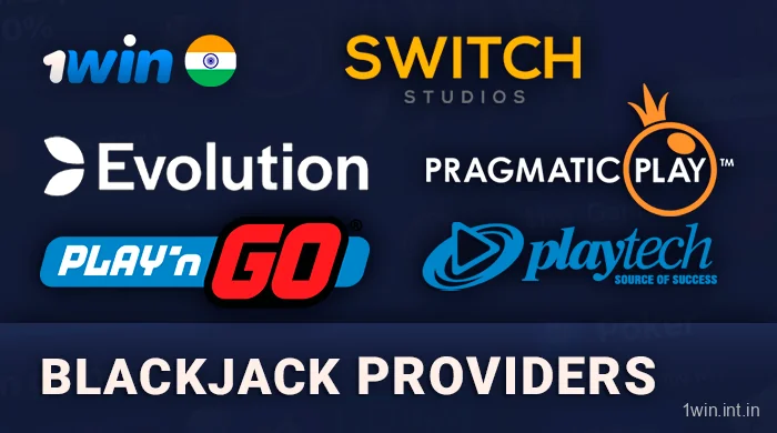 Blackjack providers on 1win official site
