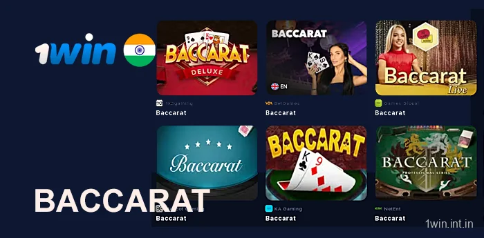 1win Baccarat In India Play Online
