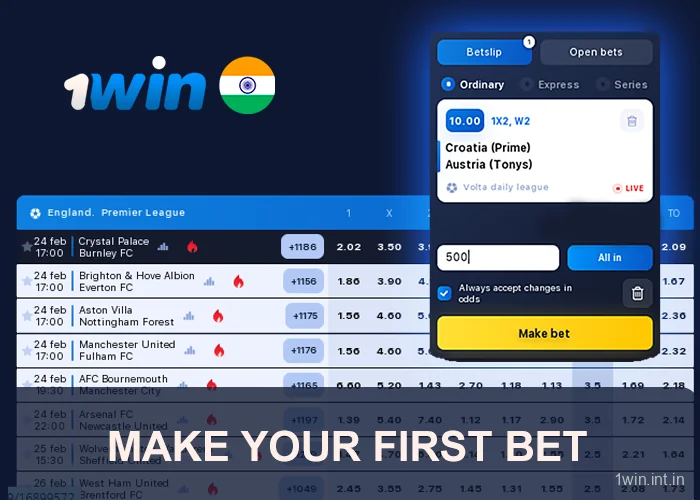 Start Betting On 1win India