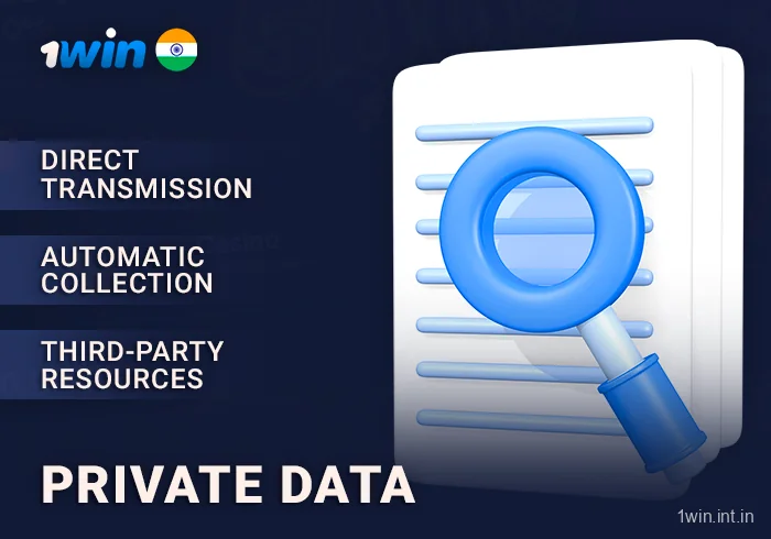 Methods Of Personal Data Collection In 1Win India