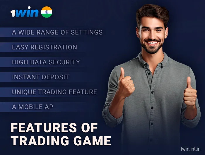 Features of 1win Trading game