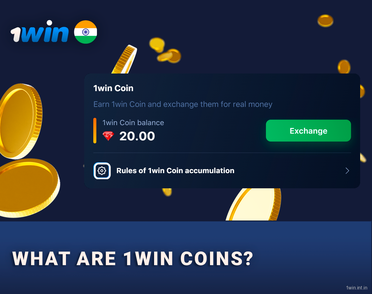 1Win Coins is internal currency of the platform